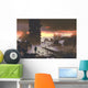 Man Standing Abandoned City Wall Decal