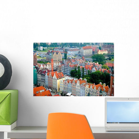 Gdask's Old Town Wall Decal