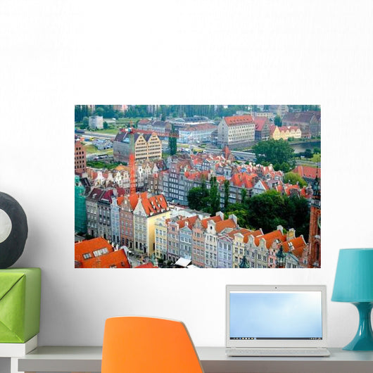 Gdask's Old Town Wall Decal