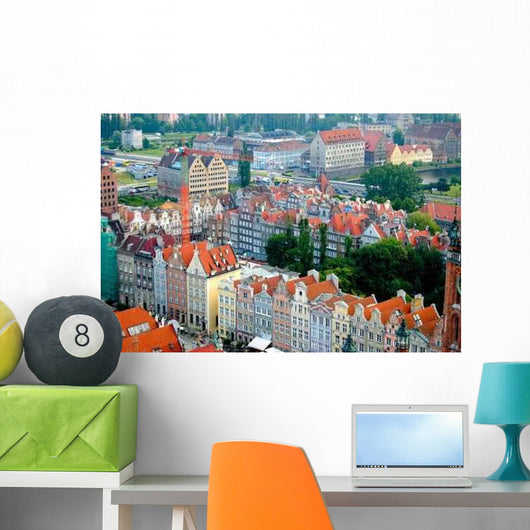Gdask's Old Town Wall Decal