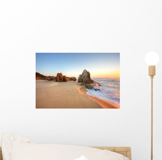 Sunrise Rocks Wall Decal Design 3