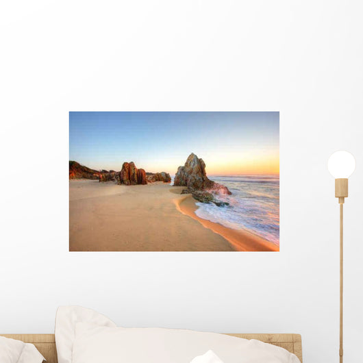Sunrise Rocks Wall Decal Design 3