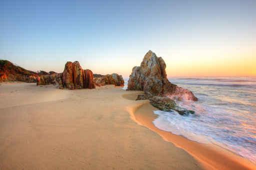Sunrise Rocks Wall Decal Design 3
