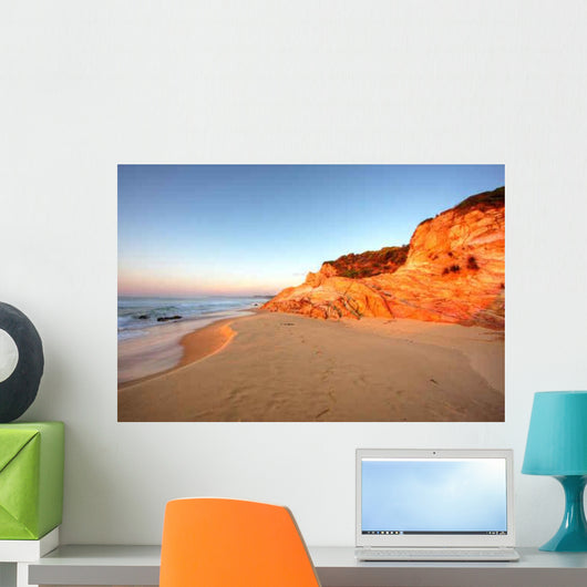 Sunrise Rocks Wall Decal Design 1