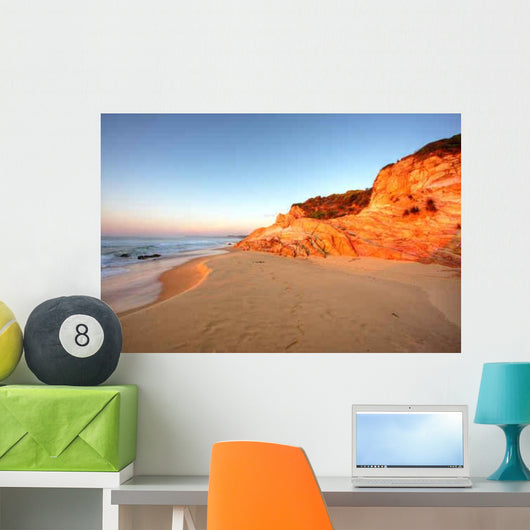 Sunrise Rocks Wall Decal Design 1