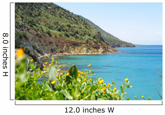 Sea cliffs panorama Wall Mural
