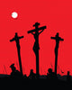 Jesus Christ - Crucifixion Vector Illustration Wall Mural