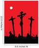 Jesus Christ - Crucifixion Vector Illustration Wall Mural