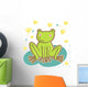 Frog in Vector Wall Mural