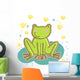 Frog in Vector Wall Mural