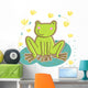 Frog in Vector Wall Mural