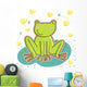 Frog in Vector Wall Mural