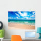 Beautiful Beach and Sea Wall Mural