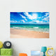 Beautiful Beach and Sea Wall Mural