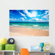 Beautiful Beach and Sea Wall Mural