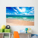 Beautiful Beach and Sea Wall Mural