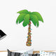 Christmas Palm Wall Decal