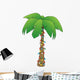 Christmas Palm Wall Decal