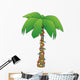 Christmas Palm Wall Decal