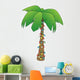 Christmas Palm Wall Decal