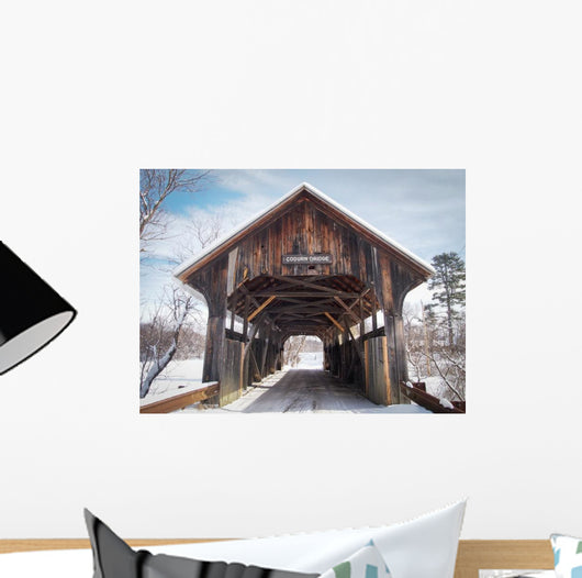 Coburn Covered Bridge East Wall Decal