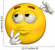 Emoticon Wondering Wall Decal