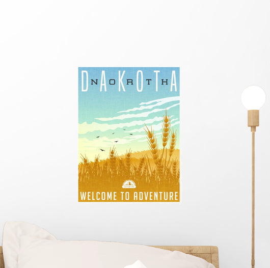North Dakota United States Wall Decal