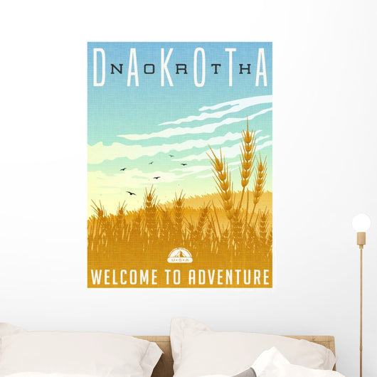 North Dakota United States Wall Decal