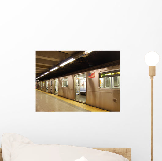 Subway train Wall Mural