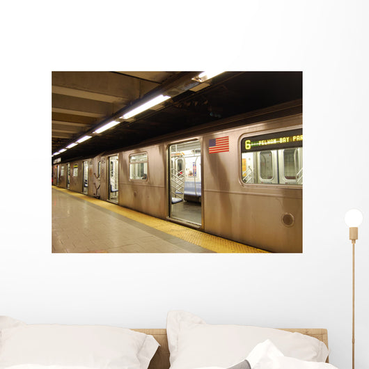 Subway train Wall Mural