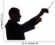 silhouette of conductor Wall Decal