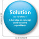 solution Wall Decal