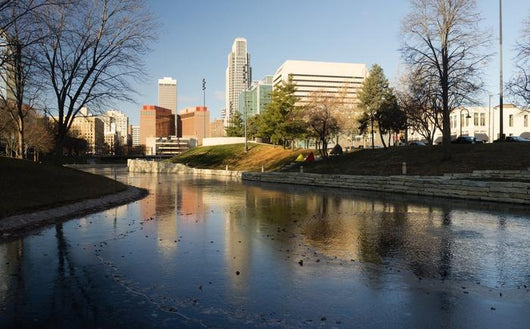 Omaha Nebraska Downtown City Wall Decal