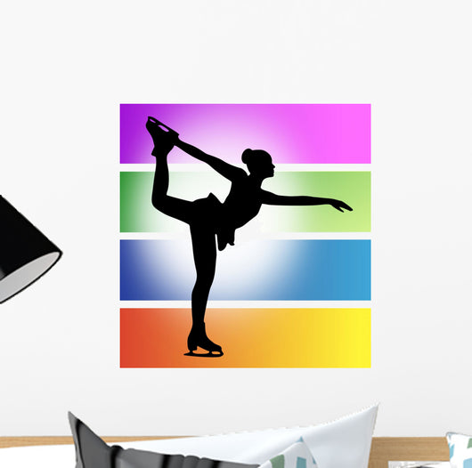 Figure Skater Wall Mural