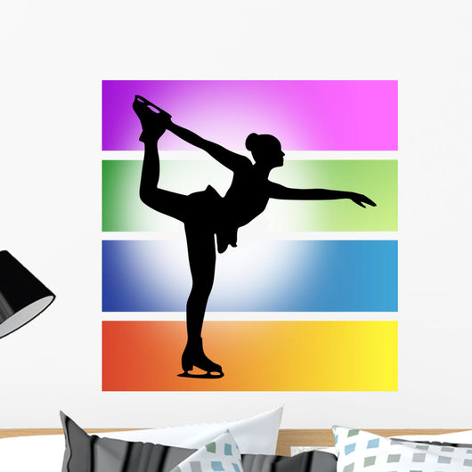 Figure Skater Wall Mural