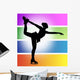 Figure Skater Wall Mural