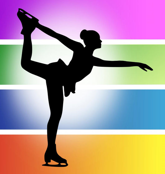 Figure Skater Wall Mural