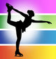 Figure Skater Wall Mural