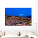 Panorama of night La Paz, Bolivia Wall Mural