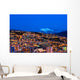 Panorama of night La Paz, Bolivia Wall Mural