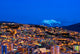 Panorama of night La Paz, Bolivia Wall Mural