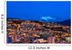 Panorama of night La Paz, Bolivia Wall Mural