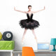 Beautiful Ballet Releve Position Wall Decal