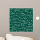 Vector illustration of seamless math background Wall Mural