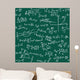 Vector illustration of seamless math background Wall Mural
