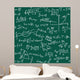 Vector illustration of seamless math background Wall Mural