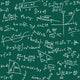 Vector illustration of seamless math background Wall Mural