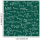 Vector illustration of seamless math background Wall Mural