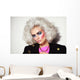 Young Beautiful Platinum Blond Wall Decal