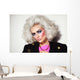 Young Beautiful Platinum Blond Wall Decal